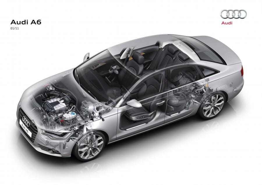 Схема Audi A6 3.0T S-Line Sedan (4G, C7) 2011 года  (WW) (фото 43 из 115)
